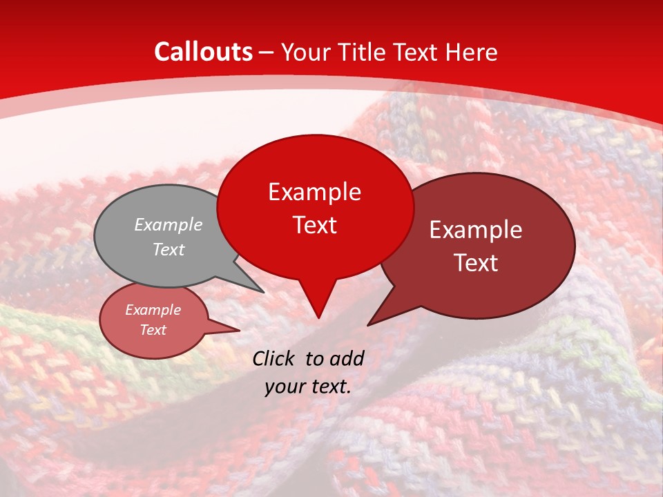 A Red Background With A Wavy Pattern On It PowerPoint Template