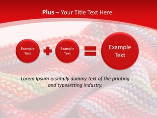 A Red Background With A Wavy Pattern On It PowerPoint Template