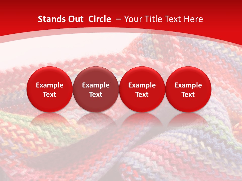 A Red Background With A Wavy Pattern On It PowerPoint Template