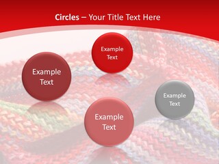 A Red Background With A Wavy Pattern On It PowerPoint Template