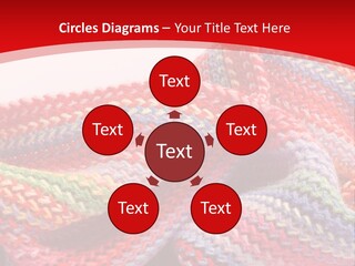 A Red Background With A Wavy Pattern On It PowerPoint Template