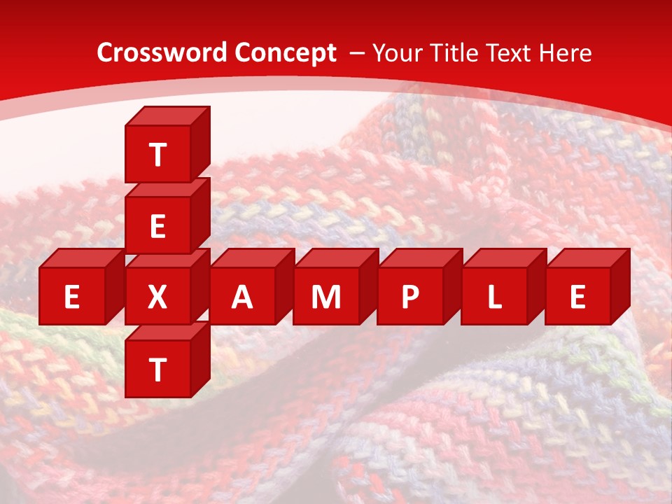 A Red Background With A Wavy Pattern On It PowerPoint Template