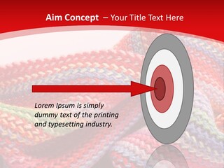 A Red Background With A Wavy Pattern On It PowerPoint Template