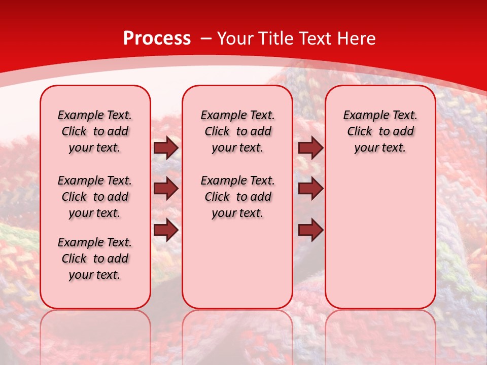 A Red Background With A Wavy Pattern On It PowerPoint Template