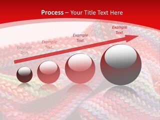 A Red Background With A Wavy Pattern On It PowerPoint Template