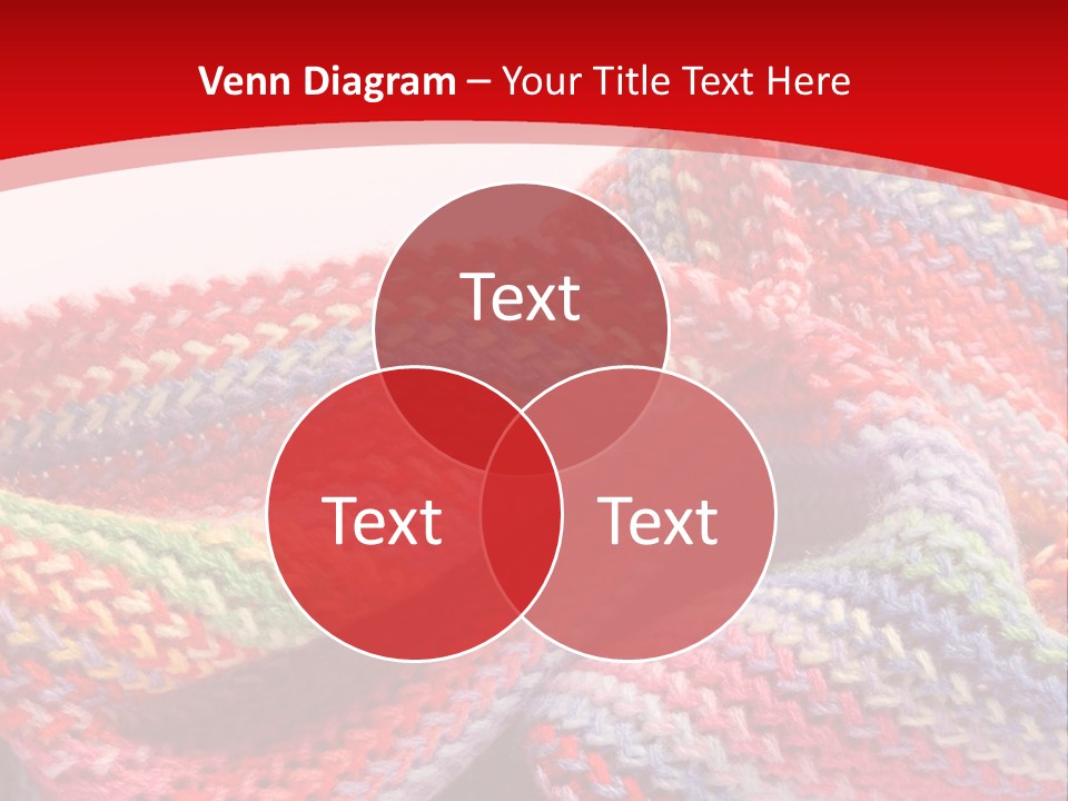 A Red Background With A Wavy Pattern On It PowerPoint Template