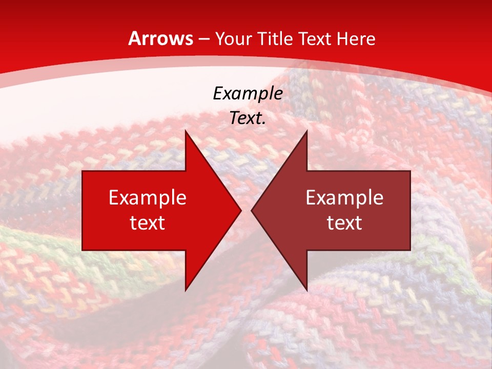 A Red Background With A Wavy Pattern On It PowerPoint Template