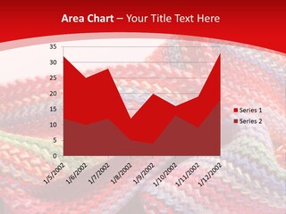 A Red Background With A Wavy Pattern On It PowerPoint Template