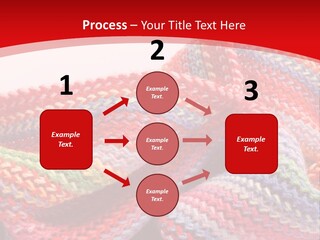 A Red Background With A Wavy Pattern On It PowerPoint Template