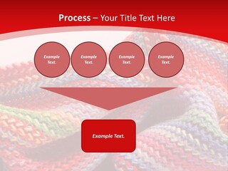 A Red Background With A Wavy Pattern On It PowerPoint Template