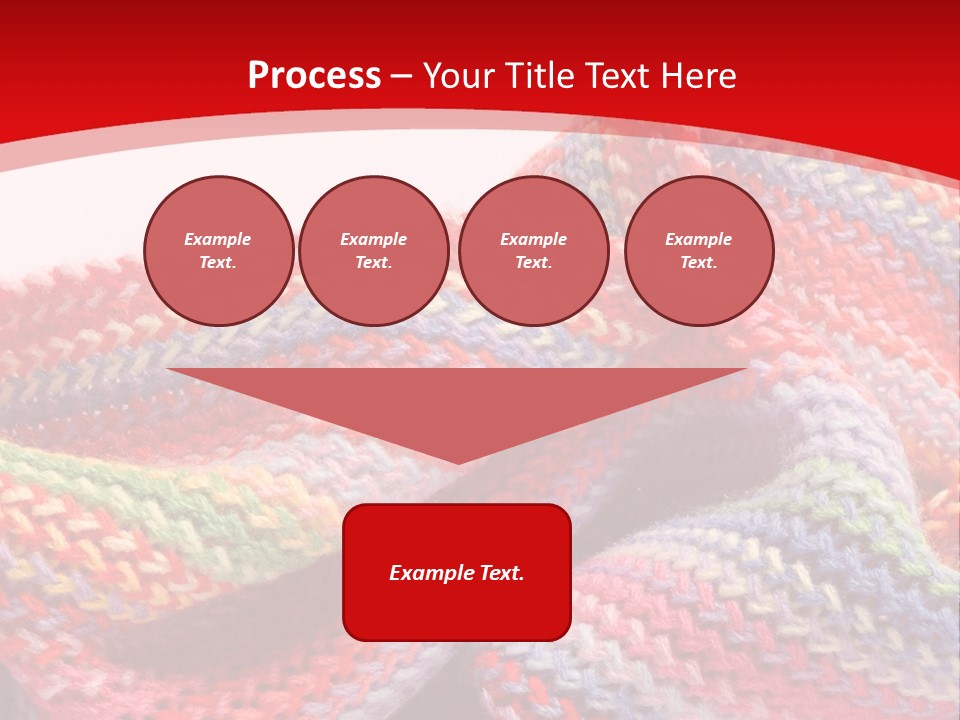 A Red Background With A Wavy Pattern On It PowerPoint Template