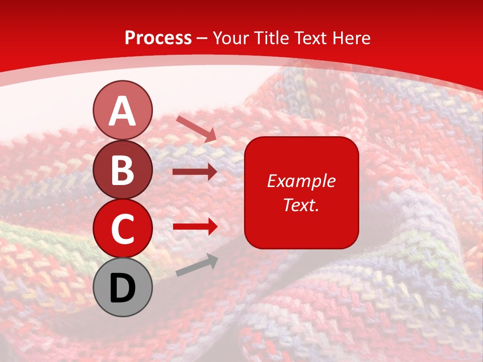 A Red Background With A Wavy Pattern On It PowerPoint Template