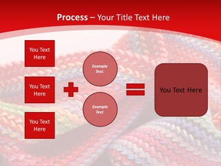 A Red Background With A Wavy Pattern On It PowerPoint Template