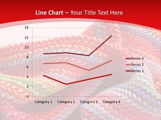 A Red Background With A Wavy Pattern On It PowerPoint Template