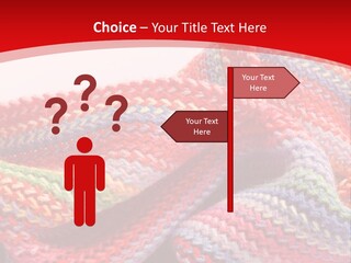 A Red Background With A Wavy Pattern On It PowerPoint Template
