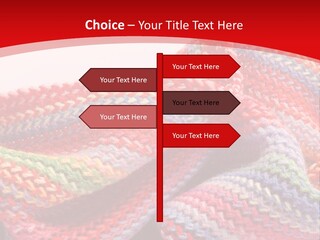 A Red Background With A Wavy Pattern On It PowerPoint Template