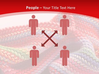 A Red Background With A Wavy Pattern On It PowerPoint Template