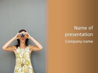 Business Finger Press PowerPoint Template