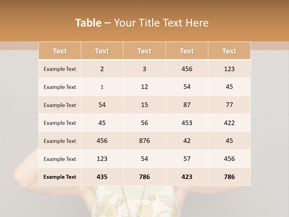 Business Finger Press PowerPoint Template
