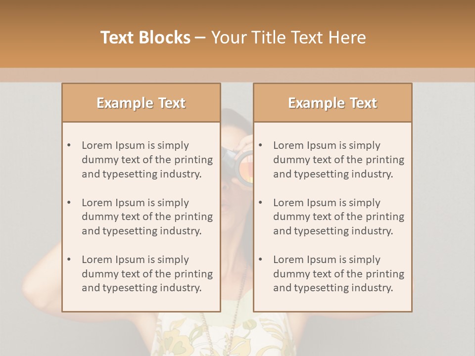 Business Finger Press PowerPoint Template