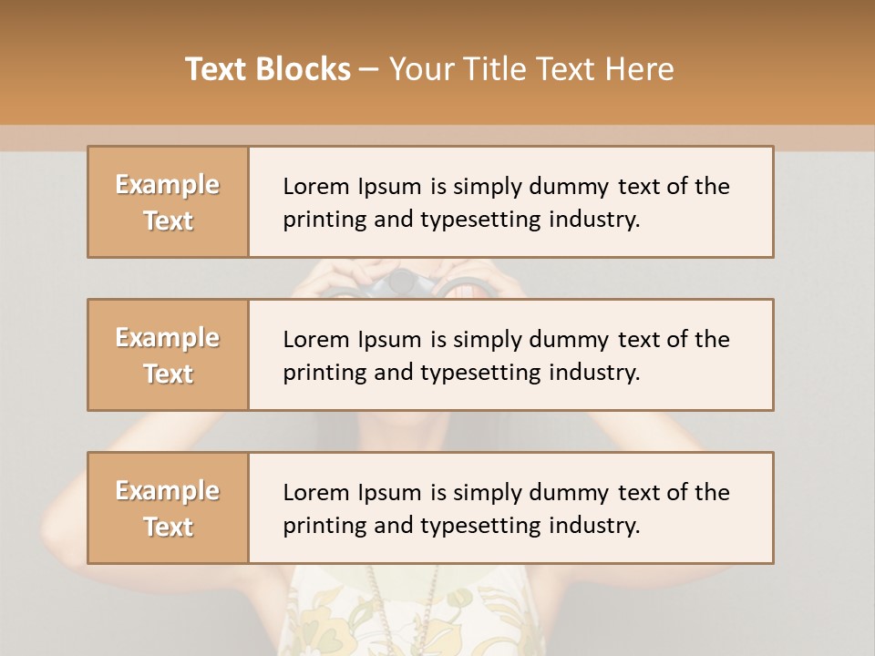 Business Finger Press PowerPoint Template