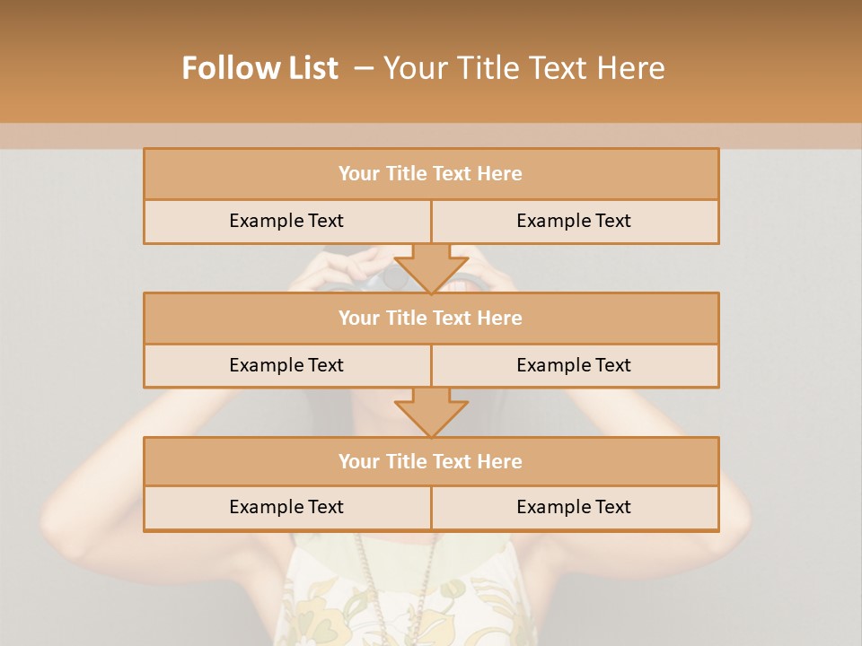 Business Finger Press PowerPoint Template