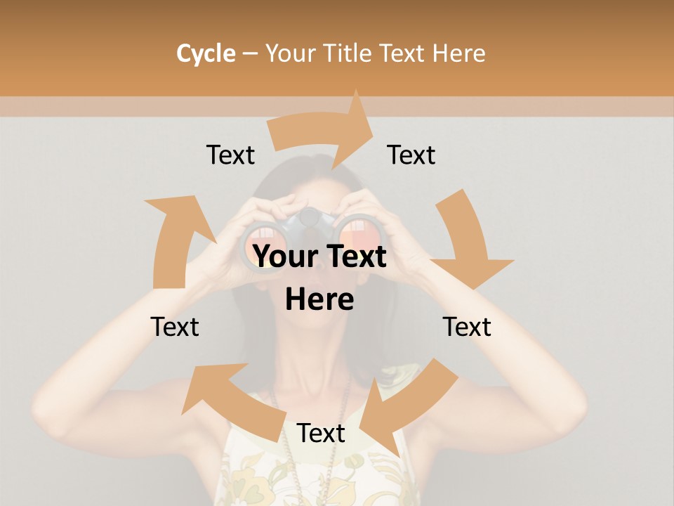 Business Finger Press PowerPoint Template