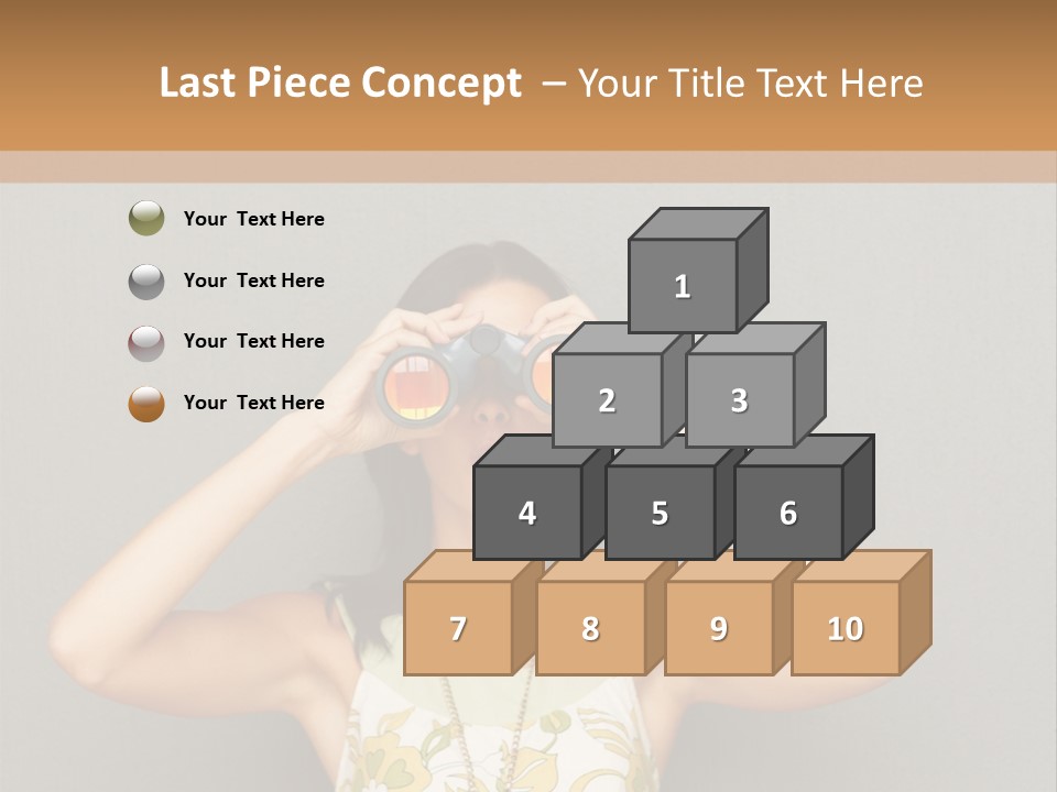 Business Finger Press PowerPoint Template