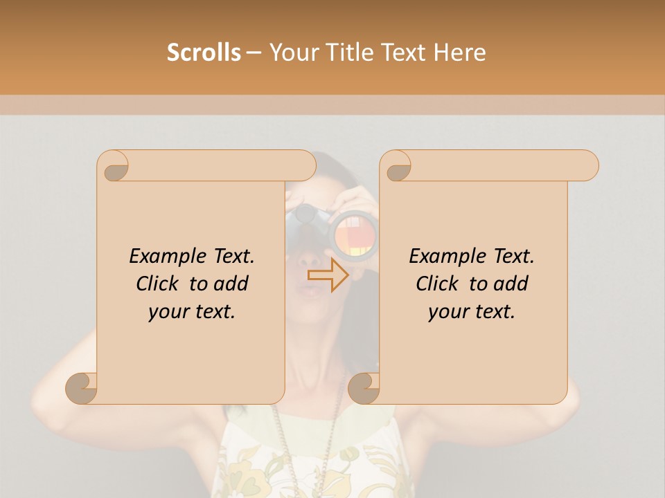 Business Finger Press PowerPoint Template