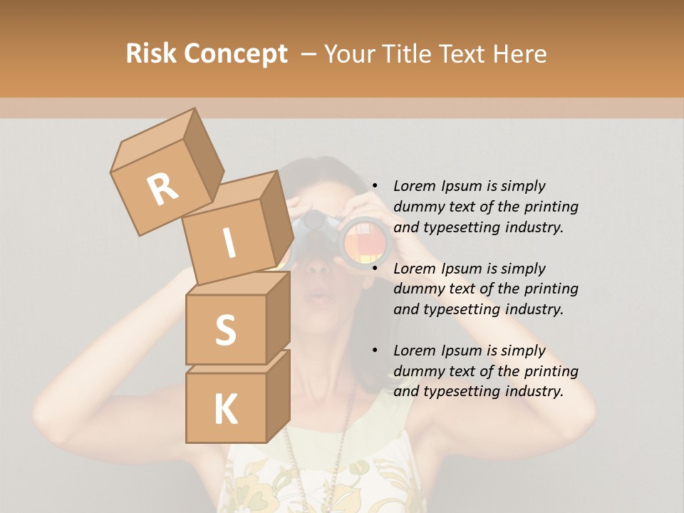 Business Finger Press PowerPoint Template