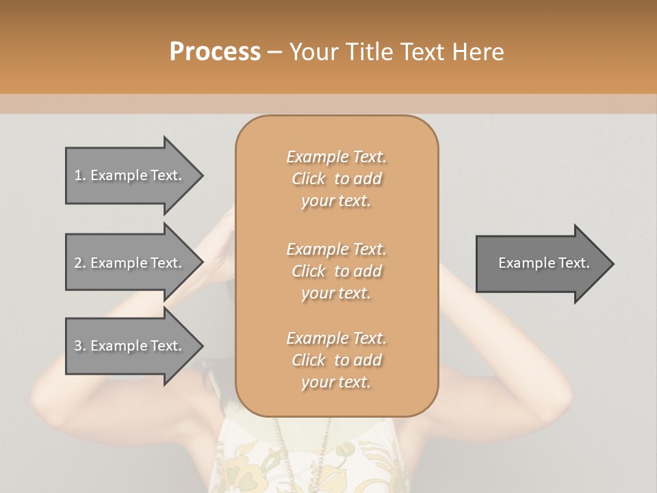 Business Finger Press PowerPoint Template