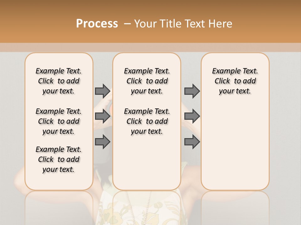 Business Finger Press PowerPoint Template