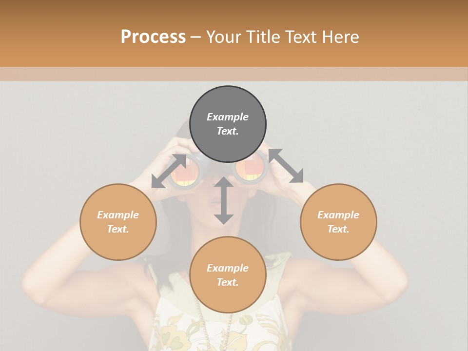 Business Finger Press PowerPoint Template