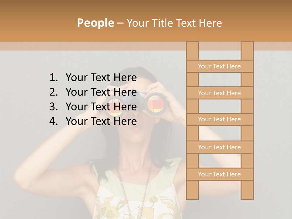 Business Finger Press PowerPoint Template