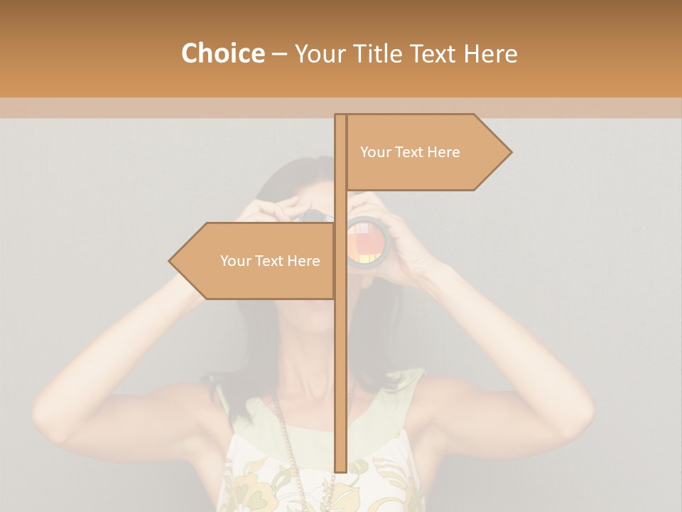 Business Finger Press PowerPoint Template