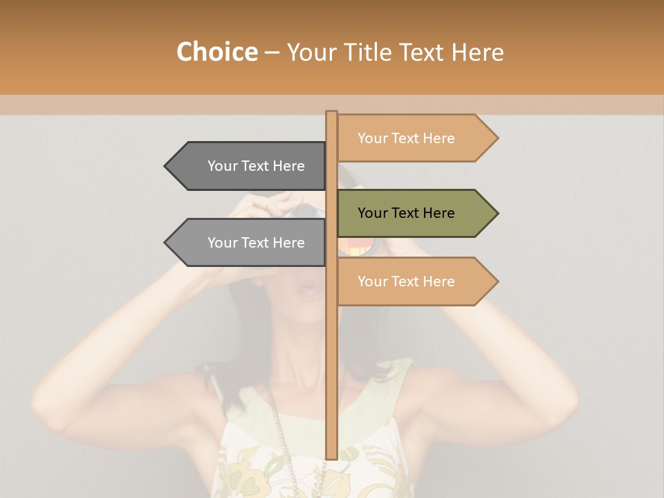 Business Finger Press PowerPoint Template