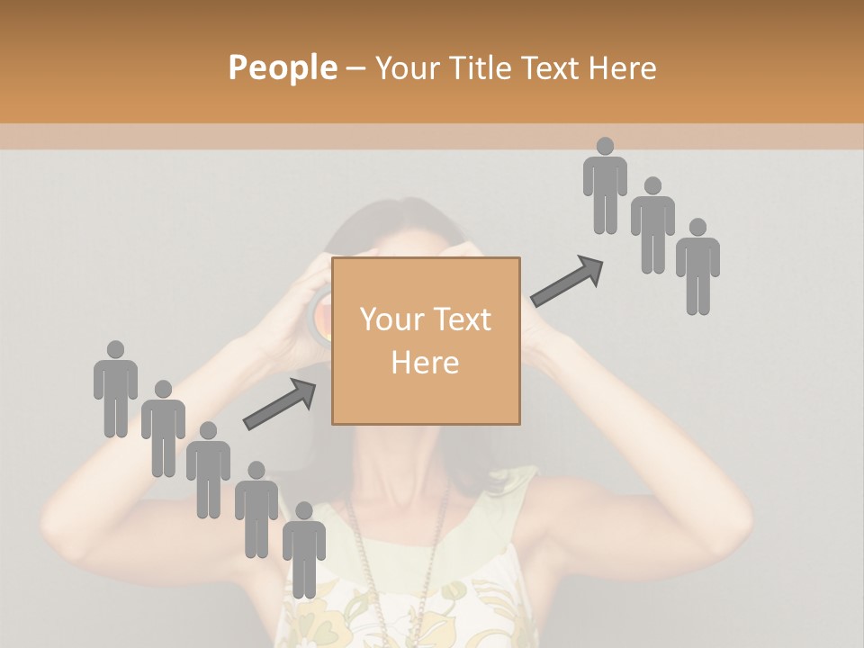Business Finger Press PowerPoint Template