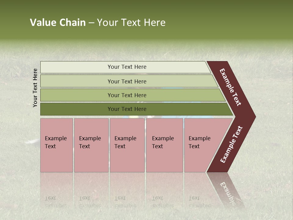 Male Romance Blossom PowerPoint Template