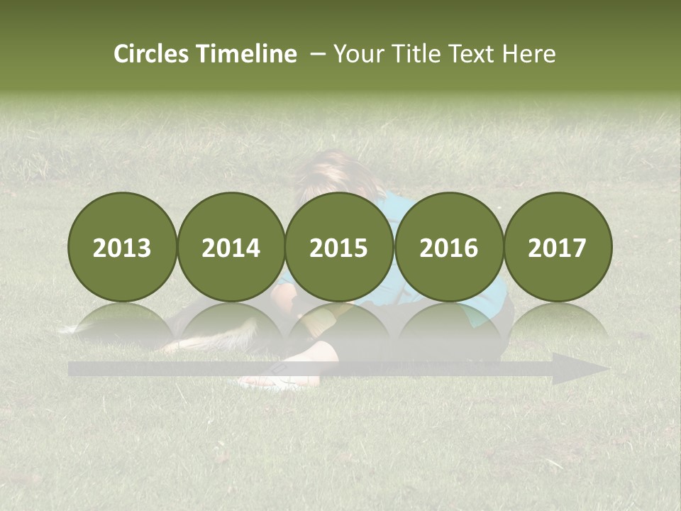 Male Romance Blossom PowerPoint Template