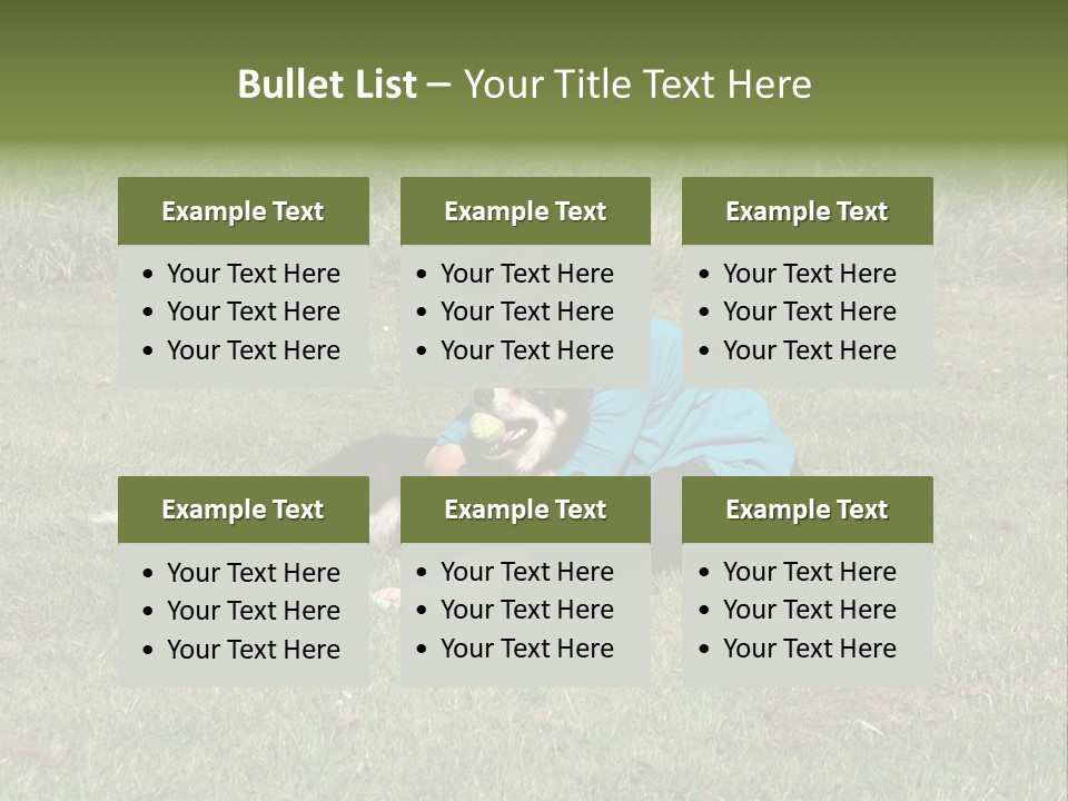 Male Romance Blossom PowerPoint Template