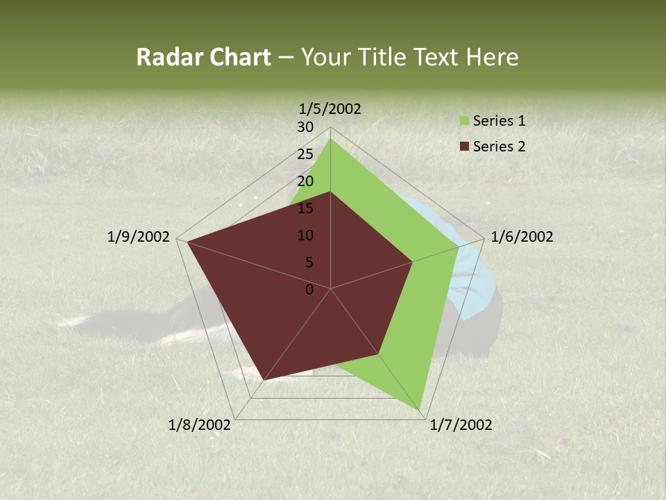 Male Romance Blossom PowerPoint Template