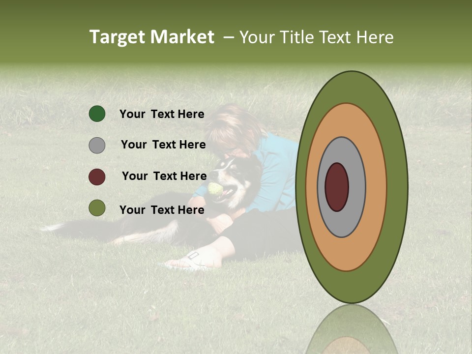 Male Romance Blossom PowerPoint Template