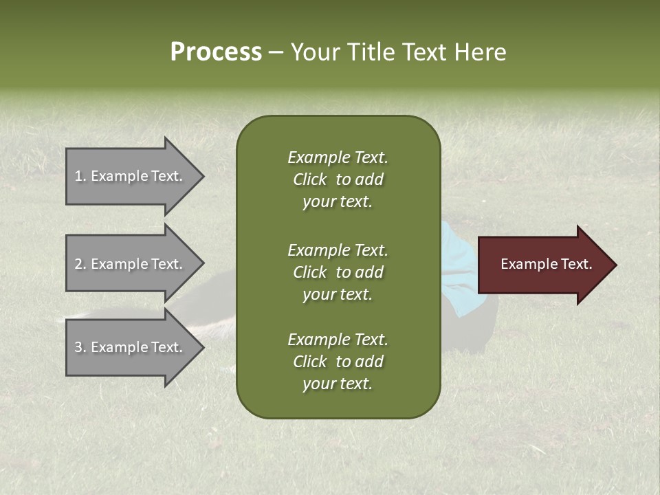 Male Romance Blossom PowerPoint Template