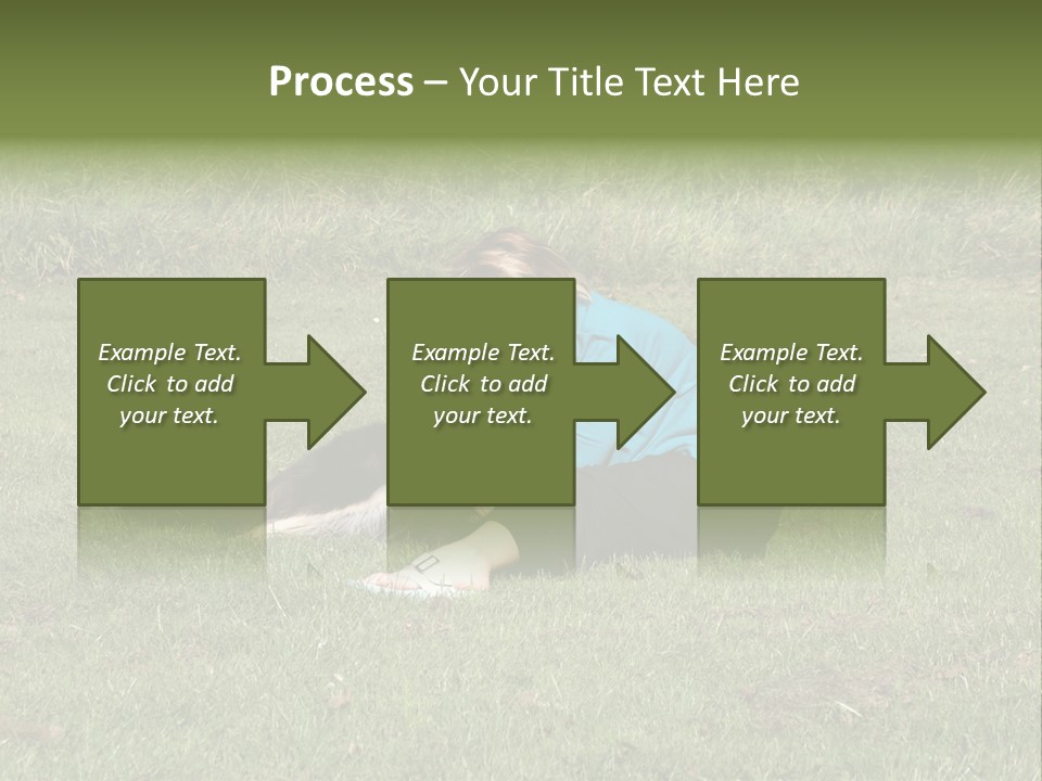 Male Romance Blossom PowerPoint Template