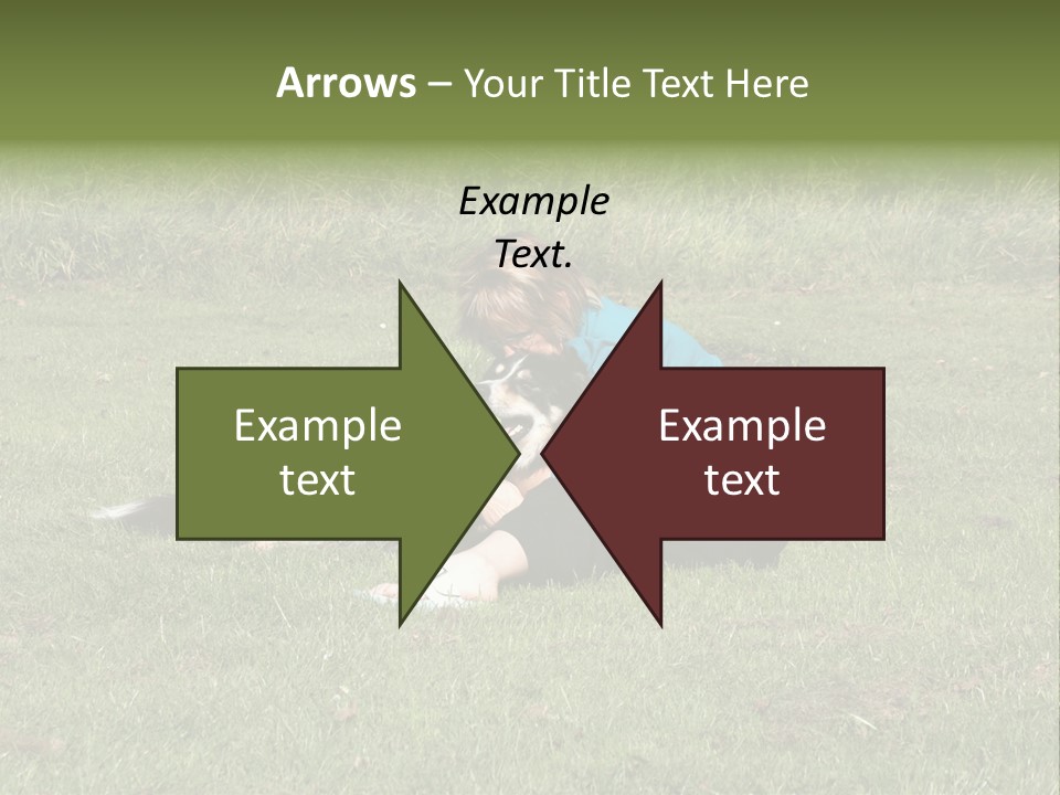 Male Romance Blossom PowerPoint Template