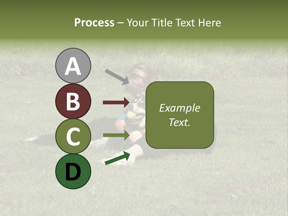 Male Romance Blossom PowerPoint Template