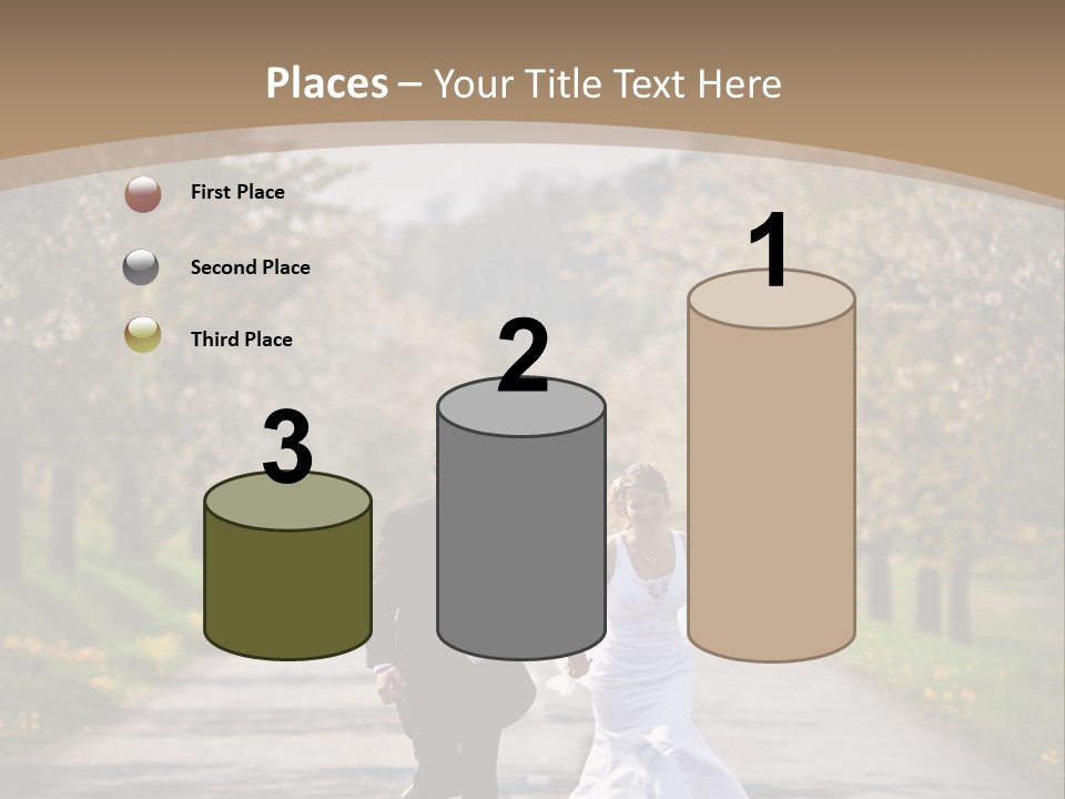 Male Romance Blossom PowerPoint Template