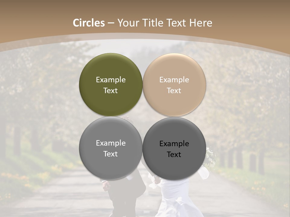 Male Romance Blossom PowerPoint Template