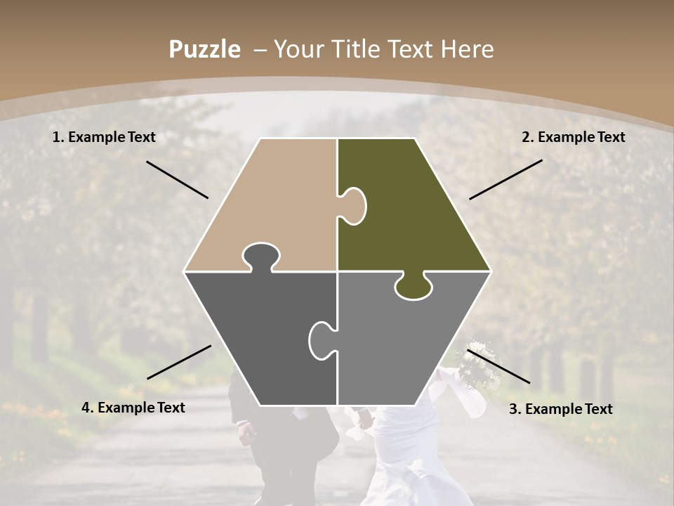 Male Romance Blossom PowerPoint Template