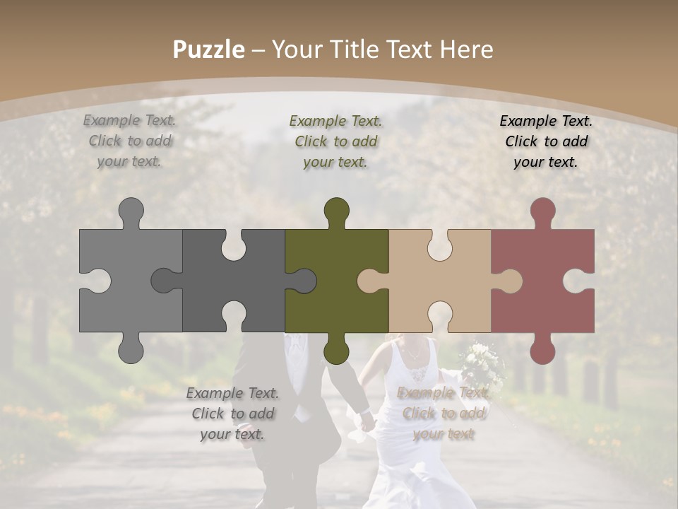 Male Romance Blossom PowerPoint Template